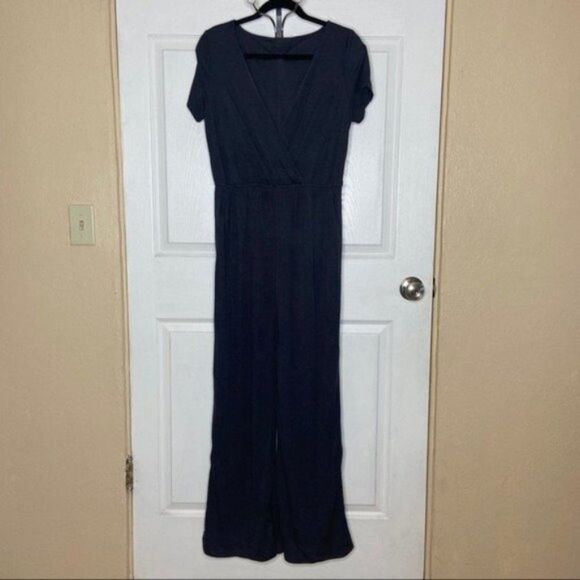 Croche Jumpsuit Modal Blend Size Large Ribbed Knit - Picture 11 of 12